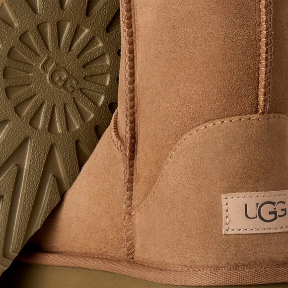 NIB UGG Women’s Classic Short II - Chestnut - Picture 8 of 13